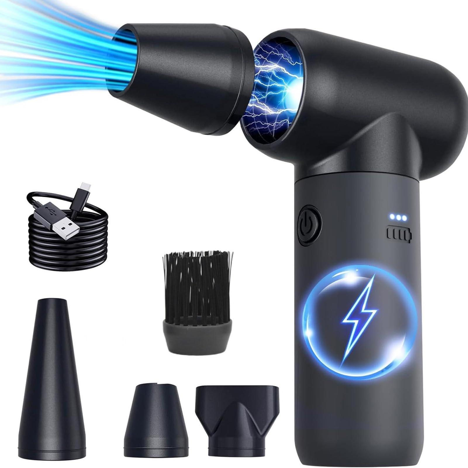 Jet Dry Mini Blower, 300000RPM Compressed Air Duster