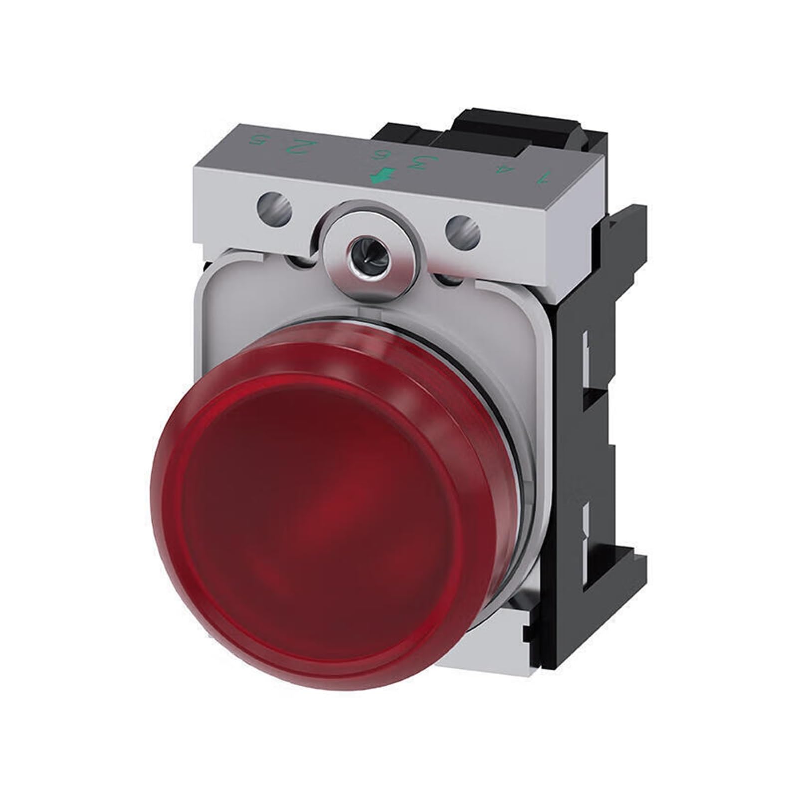 Luz indicadora 3SU11526AA201AA0 monobloc con soporte metálico resistente 2