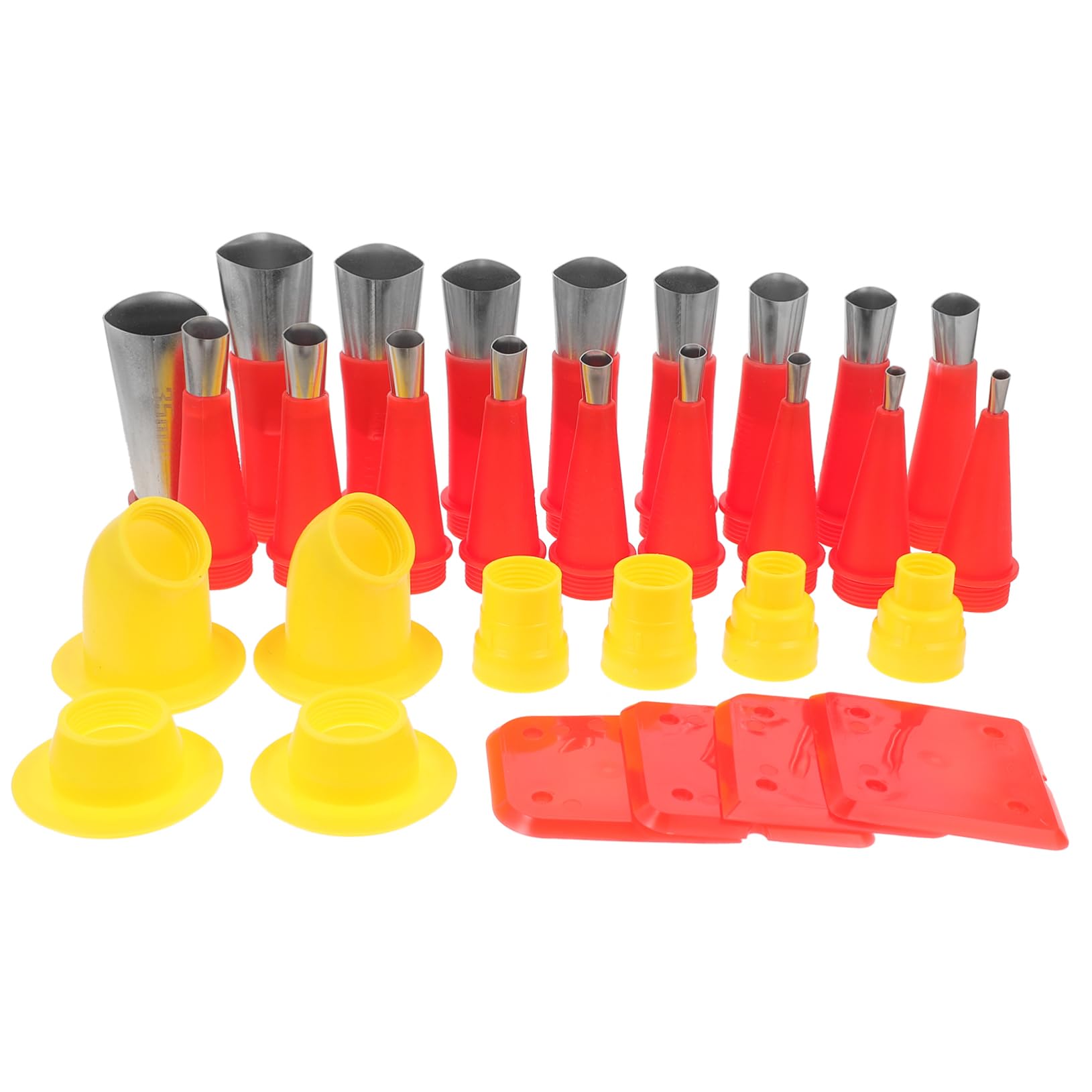 DOITOOL 4 Set Ugello Utensili Attrezzi Attrezzo Punta Per Calafataggio Suggerimenti Sul Calafataggio Kit Calafatare Punte Degli Ugelli Per Calafataggio Strumento Per Calafataggio Plastica