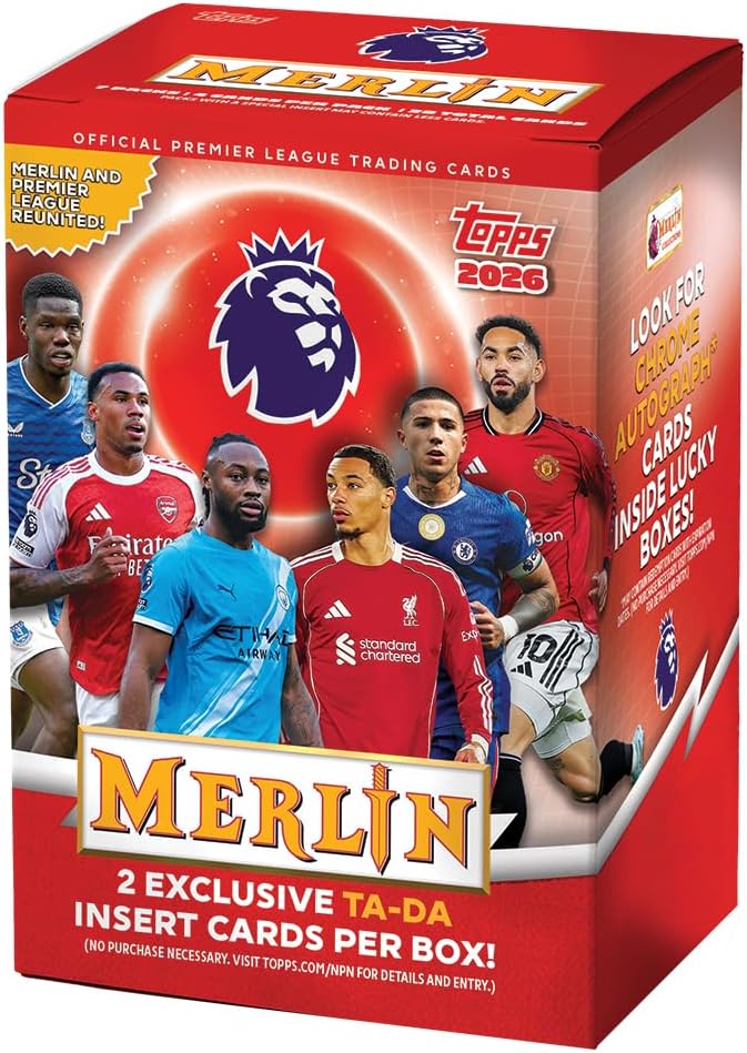 Topps Merlin Premier League 2026 - Korzystne pudełko