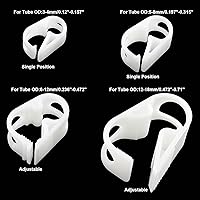 Vista 4 de Abrazaderas de Tubería de Plástico de 1/4" - 5/16", Abrazadera de Manguera de Control de Flujo, Válvula de Pellizco de Laboratorio Abrazadera