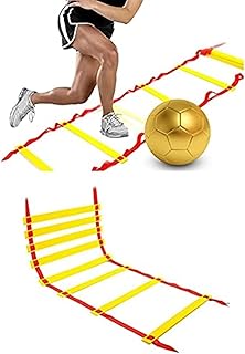 Marshal Fitness Agility Ladder Training Equipment Jump Speed Ladders Football Training for Sports Fitness 6 Meters 12 Rungs-MF-0005