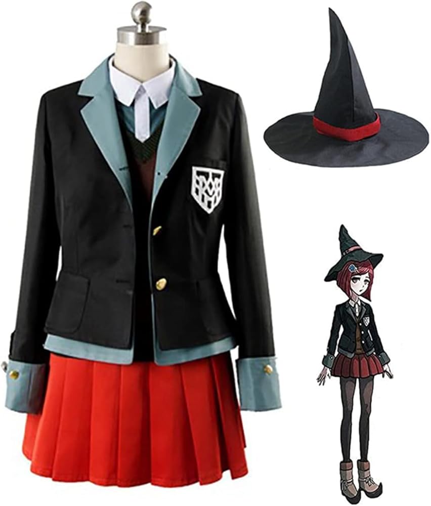 夢野秘密子 コスプレ フルセット Sサイズ ダンガンロンパv3 ニューダンガンロンパV3 風 夢野秘密子 ゆめのひみこ 帽子付き