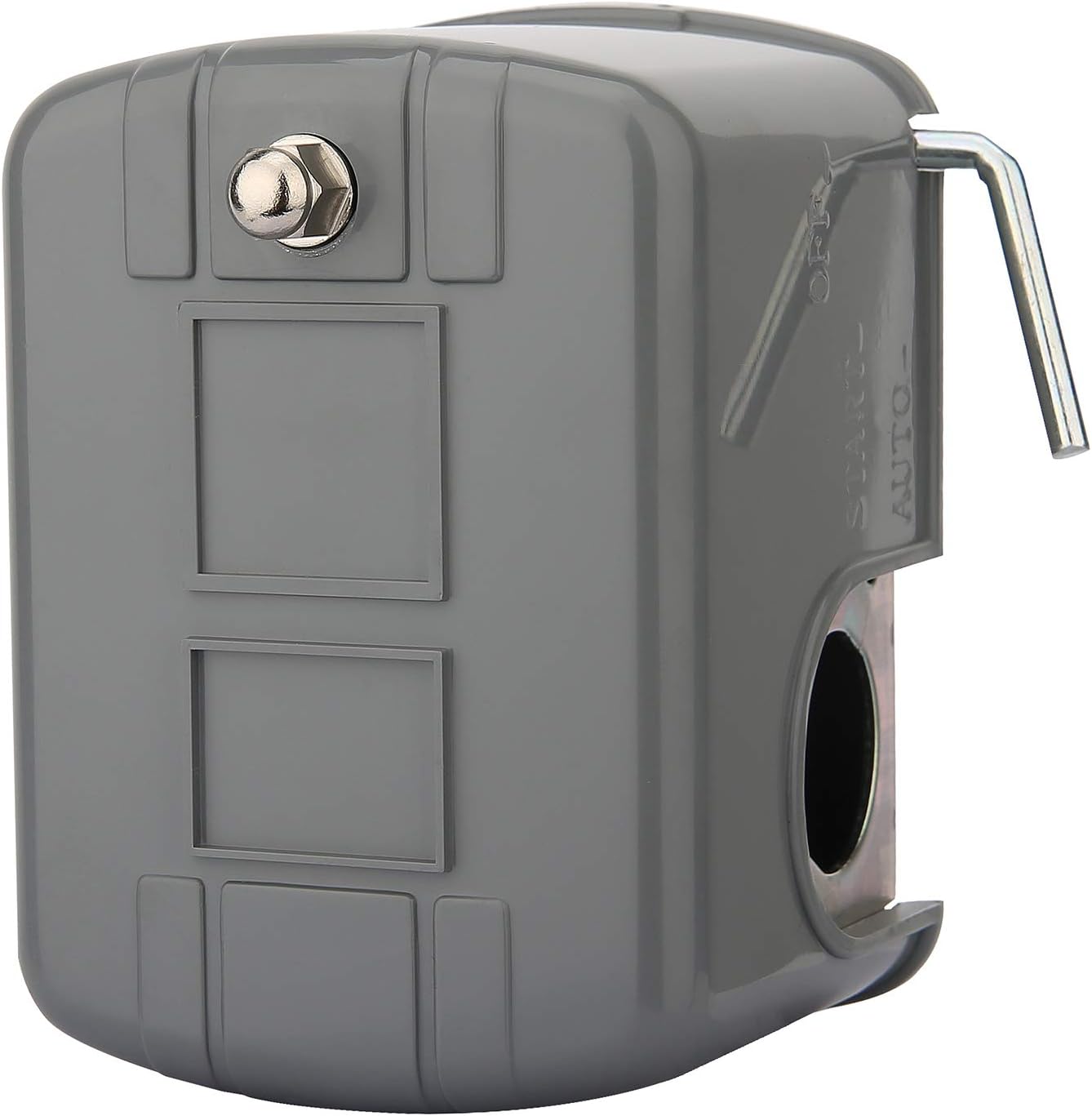 Solimeta Adjustable Air-Pump Pressure Switch - 1/4" NPT Female, 40/60 psi Setting for Water Well Pumps