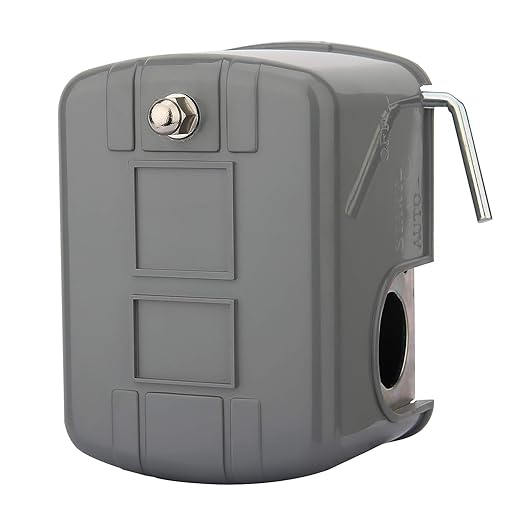 Solimeta Adjustable AirPump Pressure Switch 1/4"NPT Female, 40/60 psi