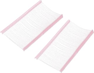 sourcing map Cierres de etiquetado estándar, plástico regular, pistola de etiquetado estándar, púas de etiquetado de precios para ropa, etiquetas de precio, 50 mm, paquete de 2000 unidades, color rosa