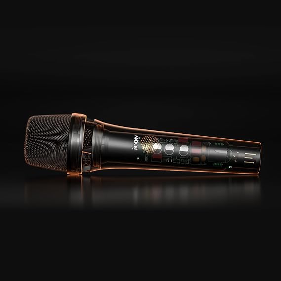 iCON Pro Audio Thunder X Handheld Condenser Microphone, Professional 32mm Large Diaphragm XLR Mic for Live Performance, Vocals, Studio Recording & Content Creation