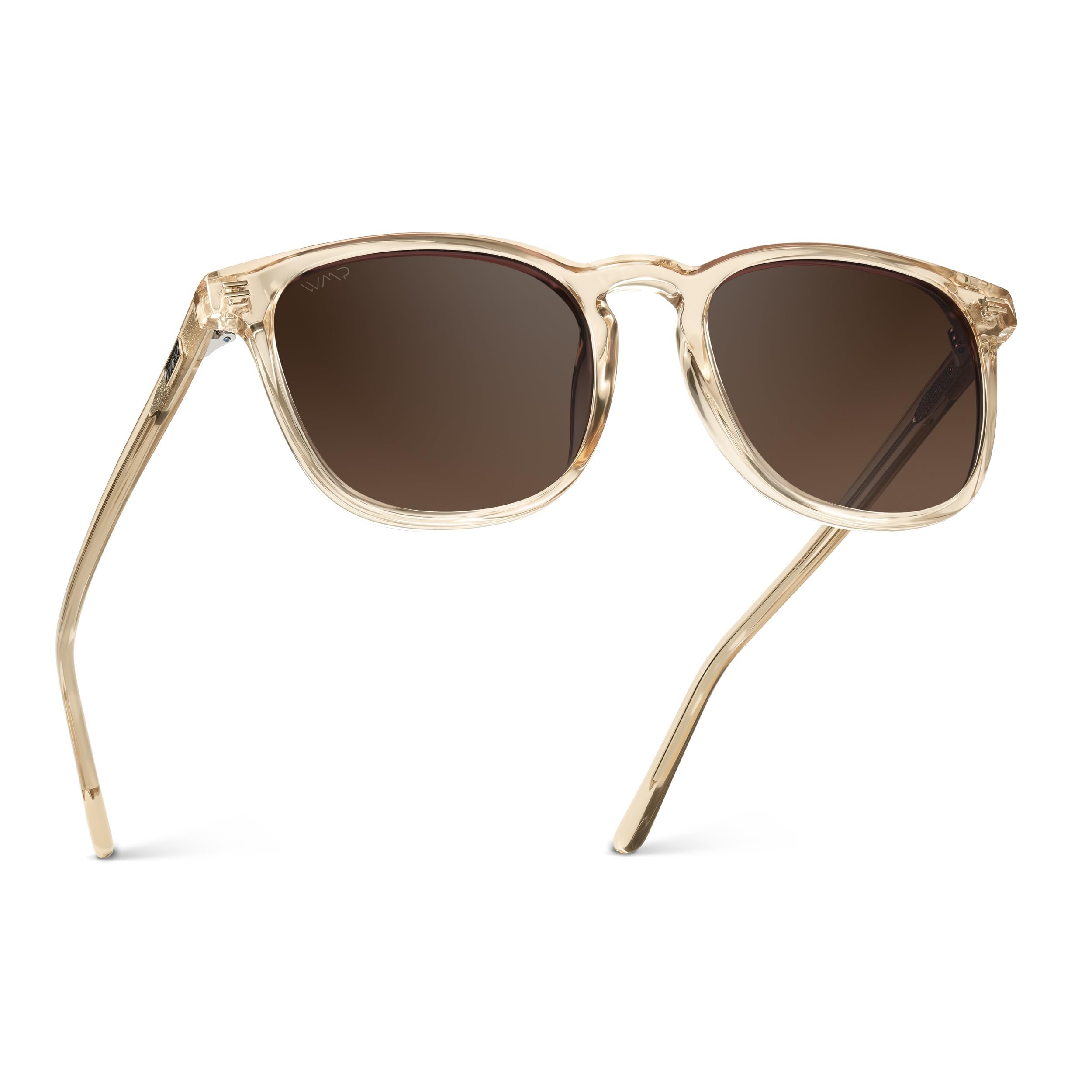 WearMe Pro WMP Eyewear - Men's Polarized Modern Rounded Square Sunglasses