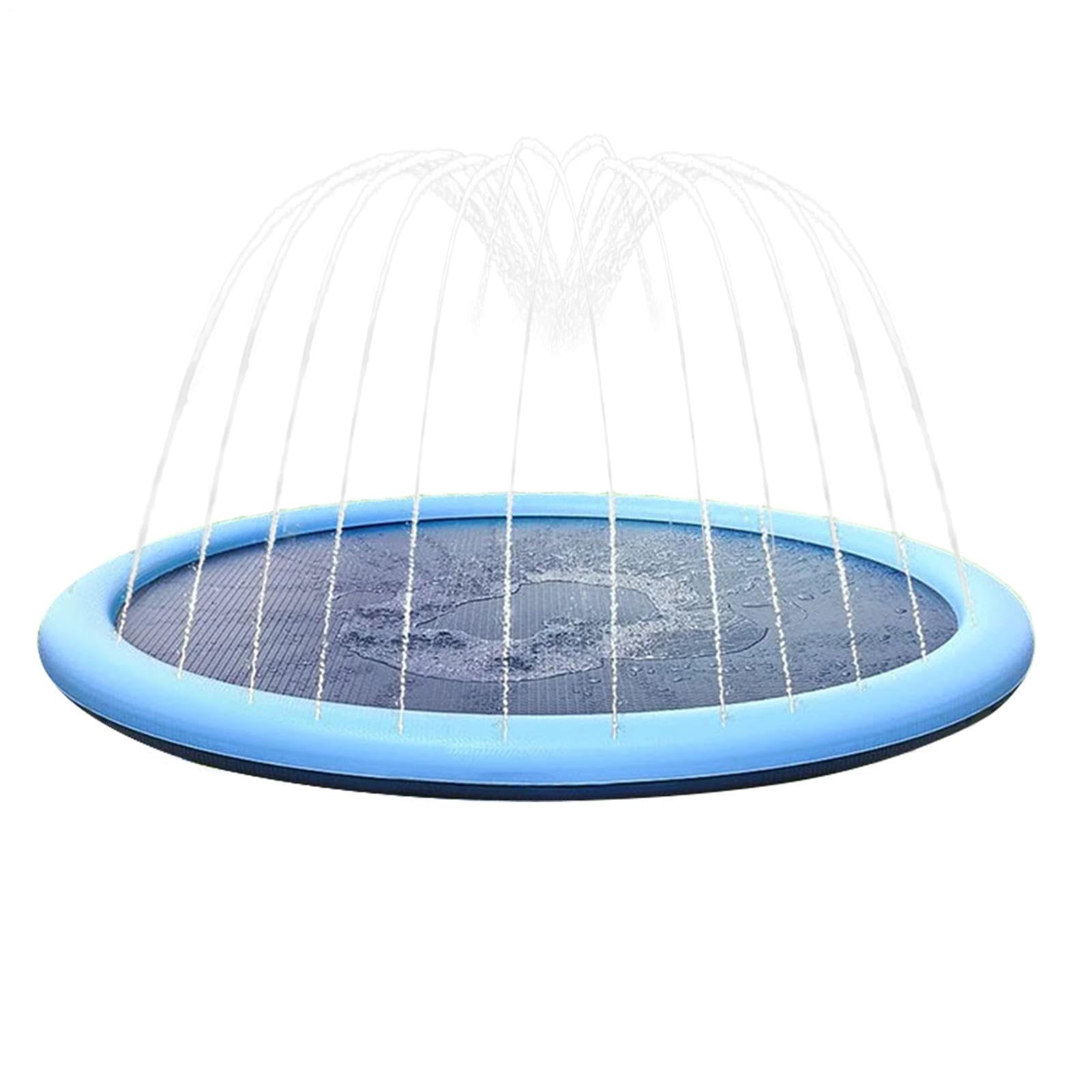 Dog Sprinkler Pad Mat, Sprinkler Water Play Mat Dog Paddling Pool Outdoor Cooling Pool For Pets Puppies Water Toy