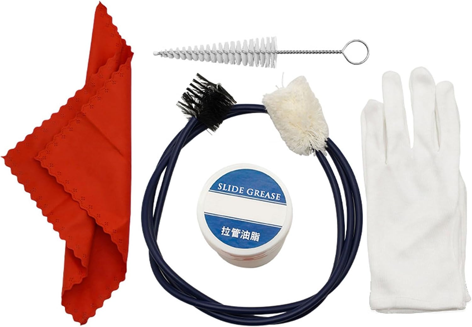 Practical Brass Musical Instrument Care Maintenance Set Contains Almost Necessary Cleans Tool for Great Performancing