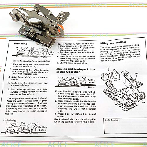 Prensatelas para máquina de coser ACICE Slant Shank miniatura 5