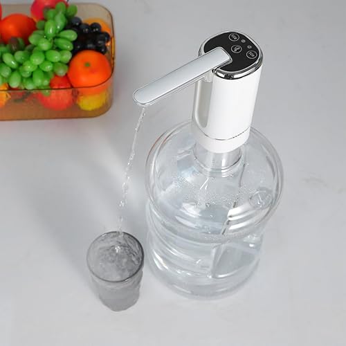 Miniatura 8 de Bomba eléctrica para botella de agua, dispensador de agua portátil, recargable por USB, salida plegable, bomba de bebida automática para el hogar,