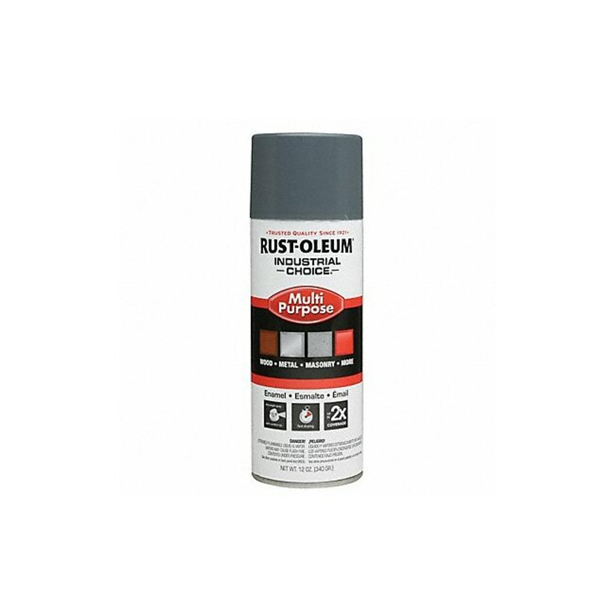 Rust-Oleum1600 Multi-Purpose Universal Gray Gloss 12 OZ. Spray