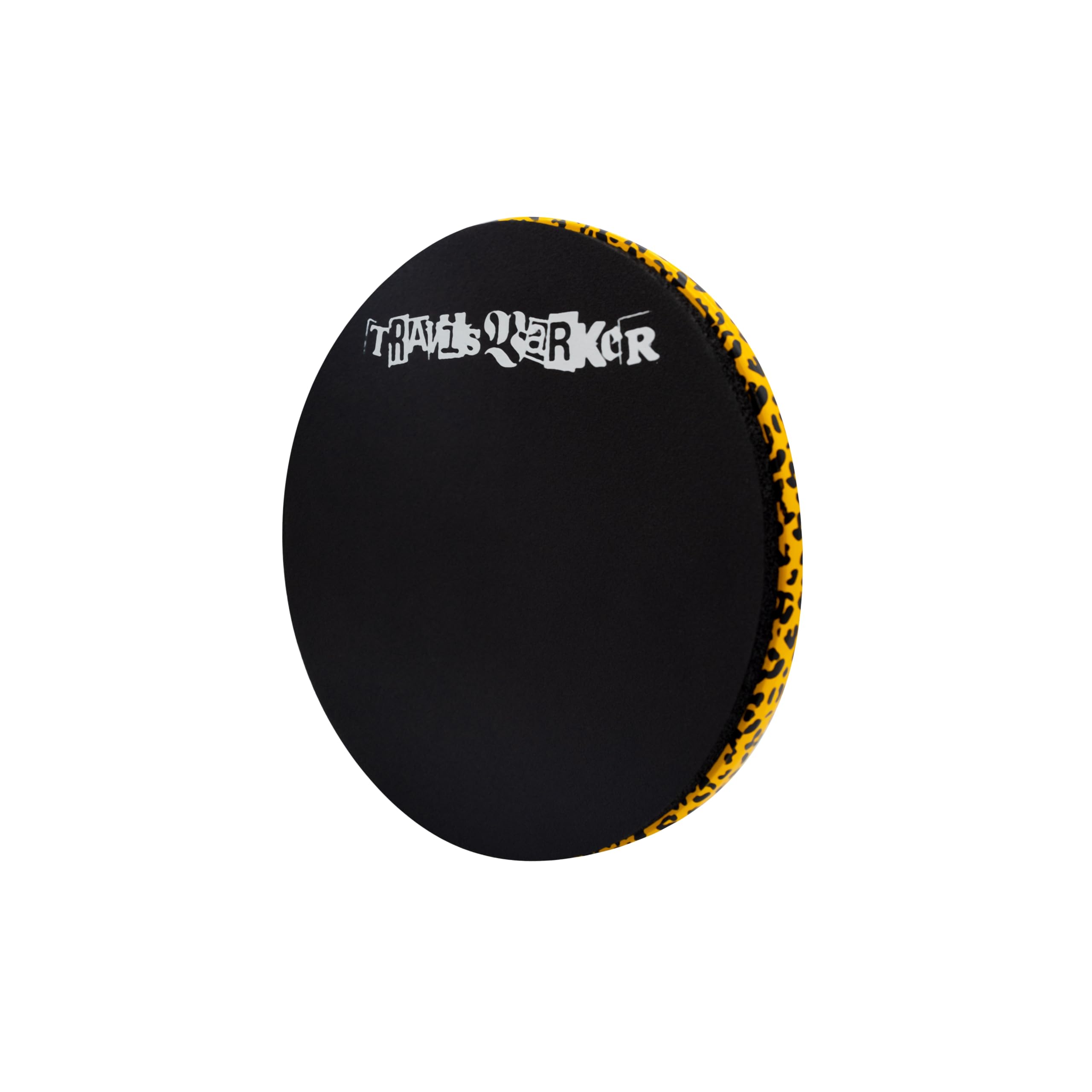 ZILDJIAN - Travis Barker Signature Practice Pad 12" - Pad da allenamento dual-surface in silicone e foam, base antiscivolo con stampa cheetah