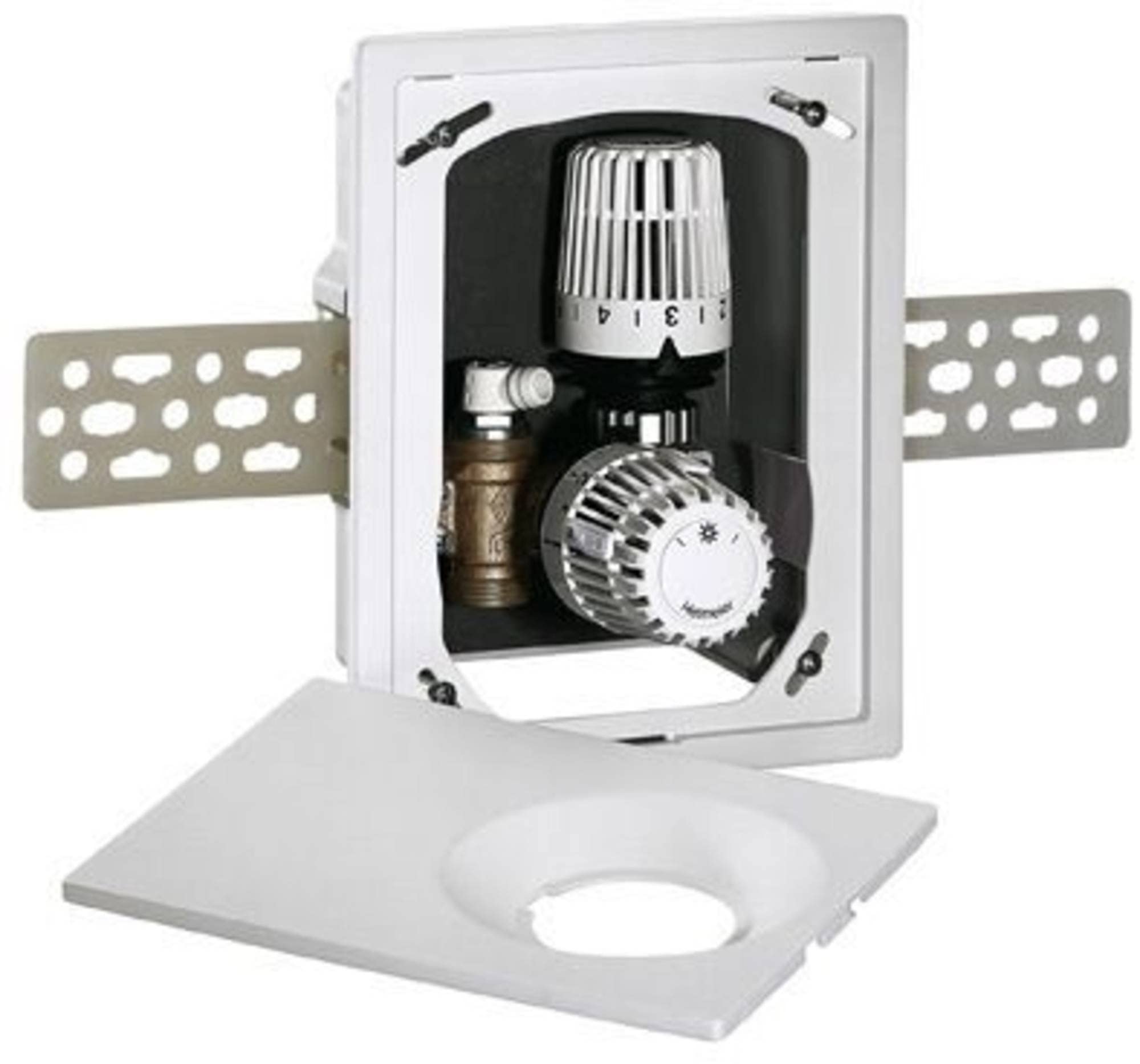 TA Heimeier Multibox K-RT L 9301-00.800 Flush-Mount Single-Room Temperature Control with Thermostatic Valve and Return Temperature Limiter
