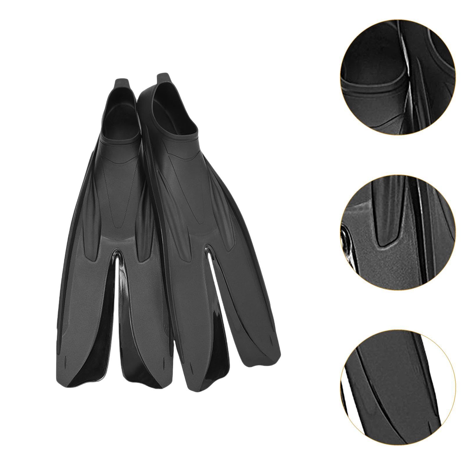 Aletas de Buceo Par Aletas para Accesorios Buceo Flippers Profesionales con Drenaje Rápido Y Anti-Fatiga Adecuadas para Adultos Y PIS