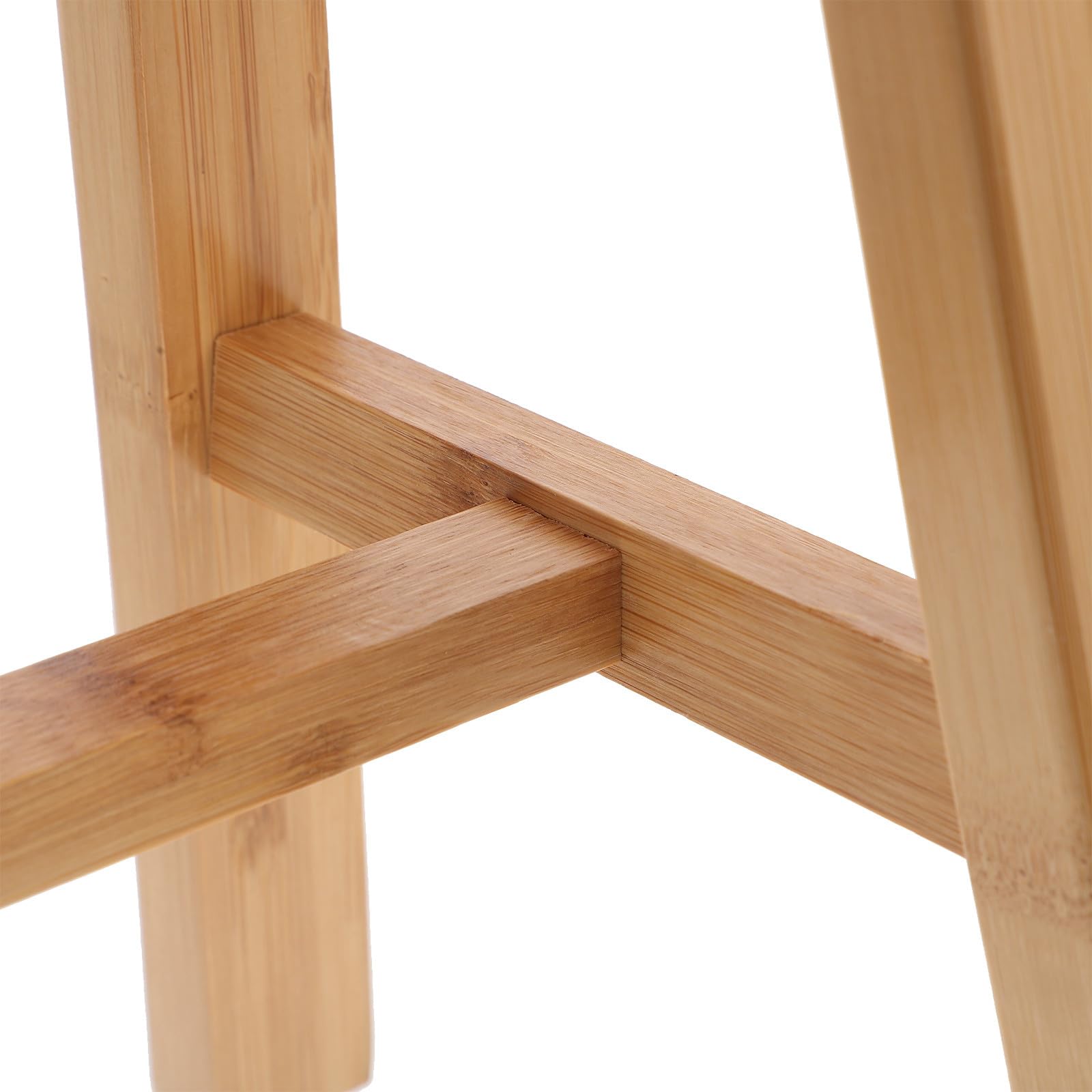 SHINEOFI Taburete de Madera Portátil y Ligero para Cambiar Zapatos, Diseño Minimalista y Elegante, Adecuado para Cocina y Baño, Banco Pequeño para Adultos