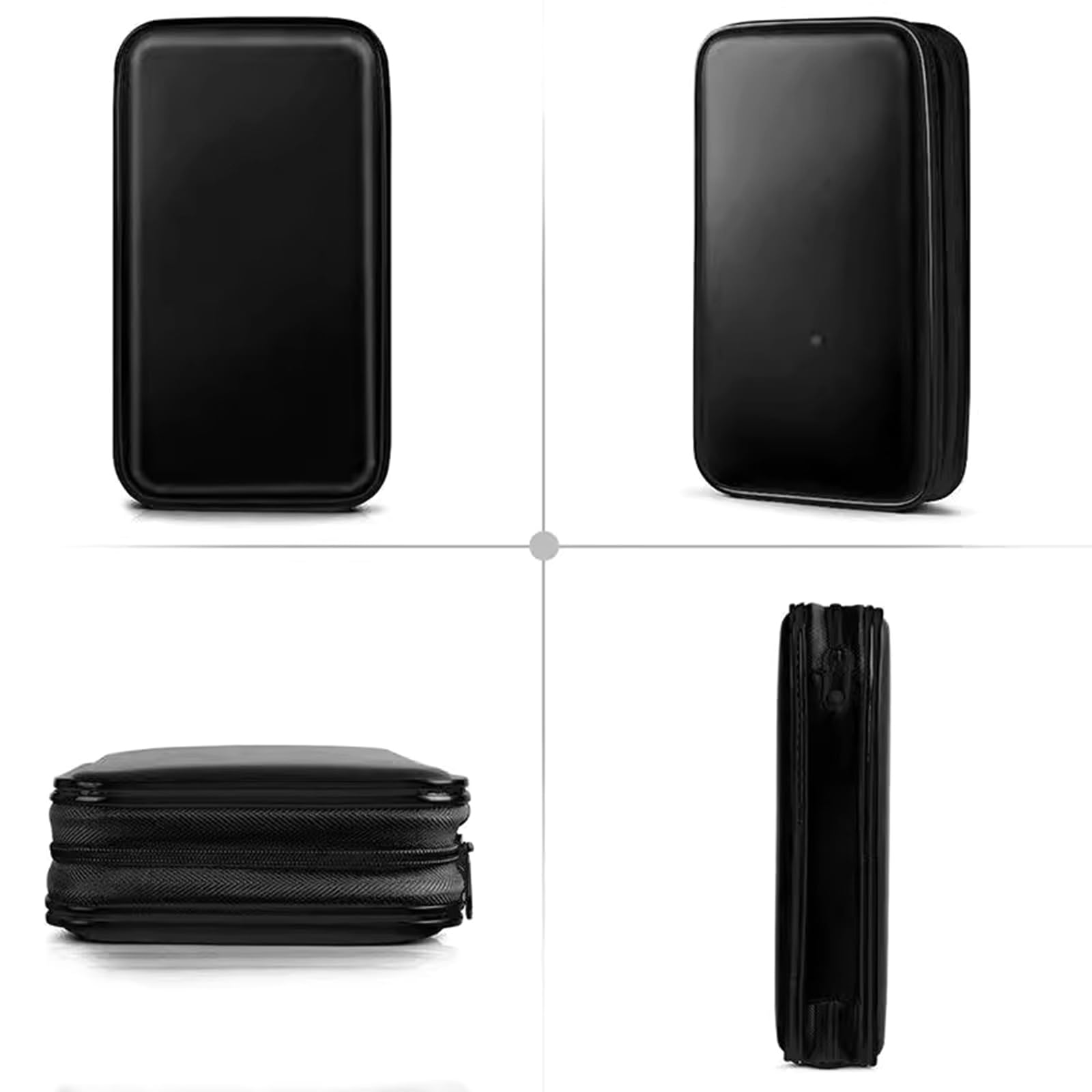 80-slot CD Storage Bag Disc Box Protezioni Antipolvere Custodia Sleeve Storage per uso viaggio CD Disk Bag, Nero , Bellezza di massa