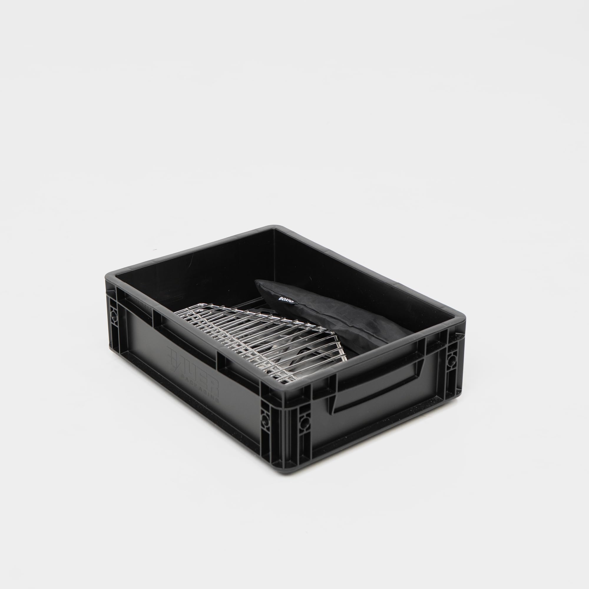BOXIO - FIRE BUNDLE: braciere in acciaio inox con griglia e tre zampe – braciere ottagono per esterni e campeggio, piccolo braciere con parascintille, set di mini braciere per giardino e falò