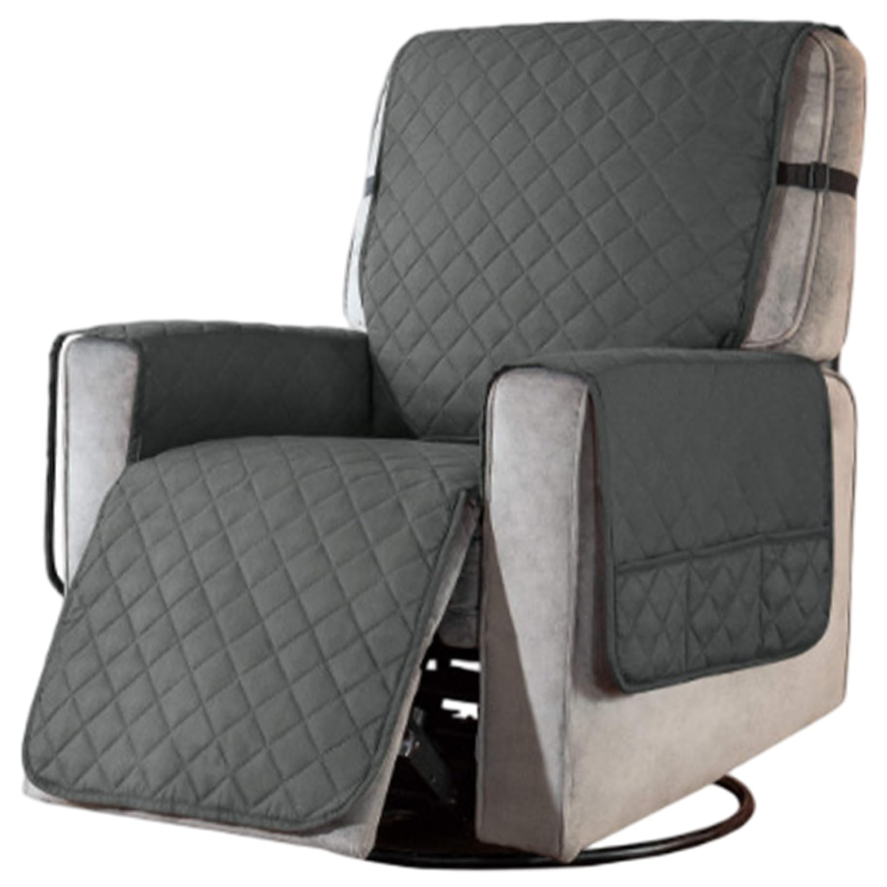 Fundas para sillas reclinables impermeables lavables con bolsillos