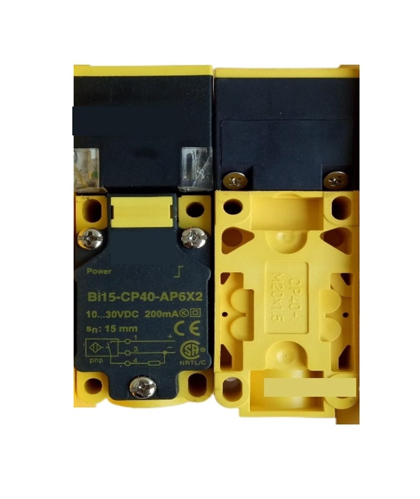 XDDQWSWA 1PC Bi15-CP40-AP6X2-AN6X2 Proximity Switch Sensor(Bi15-CP40-AP6X2)