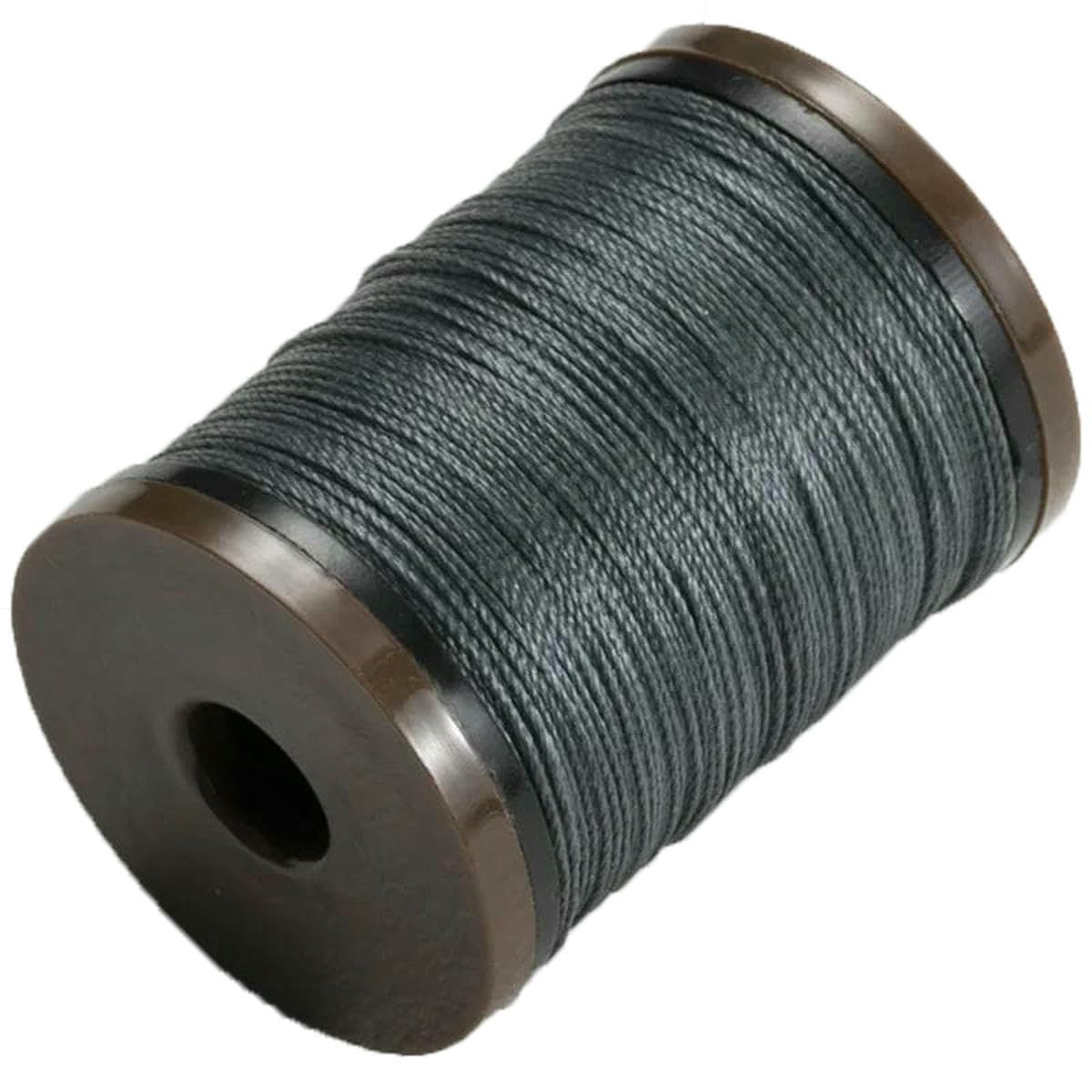 0.4-0.8mm Round Waxed Thread for Leather Craft Sewing Jewelry Round Wax Coated Thread for Braided Bracelets Leather Sewing-21- Gray-0.4.0mm 110m