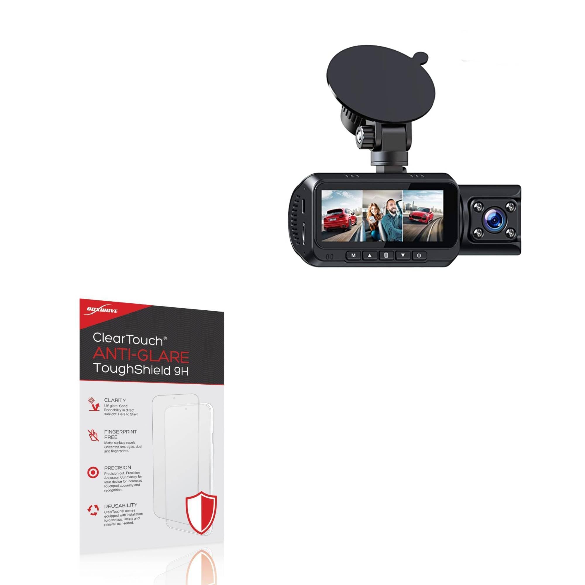 BoxWave Screen Protector Compatible With TOGUARD CE66 - ClearTouch Anti-Glare ToughShield 9H (2-Pack), Anti-Glare 9H Tough Flexible Film Screen Protector