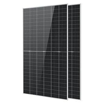 SUNGOLDPOWER 590W Bifacial Solar Panel 2PCS,N-Type 16BB,High Efficiecy Up to 30% Extra Power,Vmp 44.4V/PCS,for 24V/48Vdc Home Backup,Energy Storage,On Grid/Off-Grid System UL61730 2 * 590W Bifacial