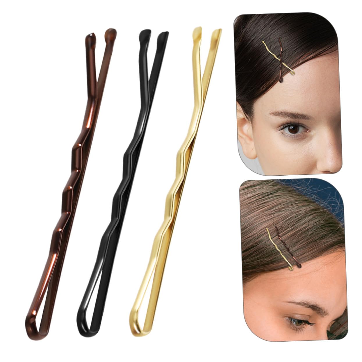 FOMIYES 900stücke Haarspangen Aus Wellenform Haarnadeln Für Damen Und Mädchen Leichtes Eisen Starkes Haltemechanismus Kreative Stylingmöglichkeiten Einfach Anzuwenden Für Hochsteckfrisuren