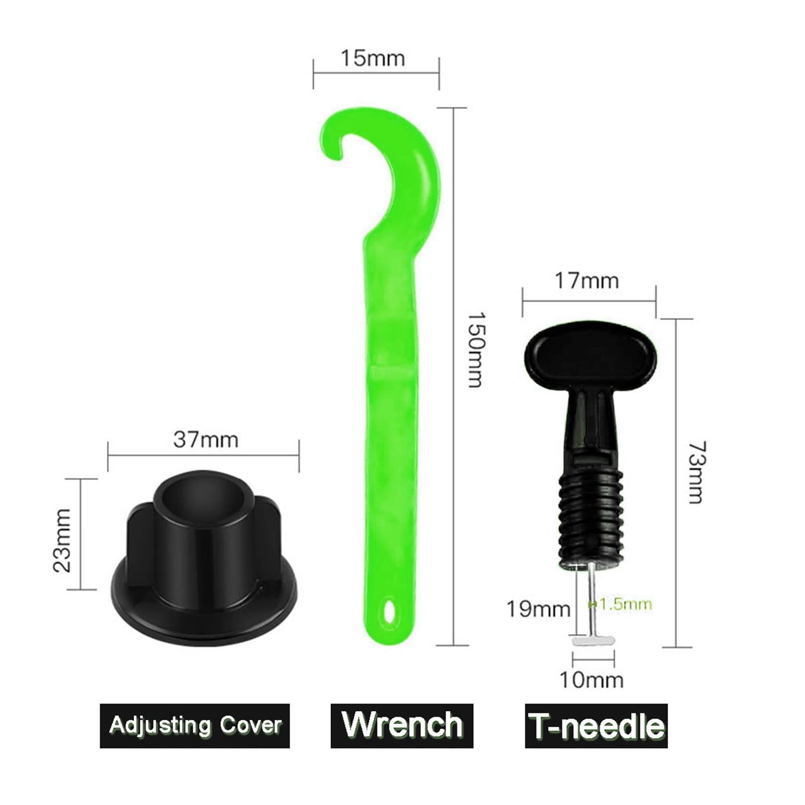yaoqijie 15. 1 pz. Livello Wedges Piastrella Spacer Spacer Wall Lelleer Piastrellatura Piastrellante Sistema di Cunei Distanziali for Pavimenti Pinza for Piastrelle for Piastrelle a Parete Lasting