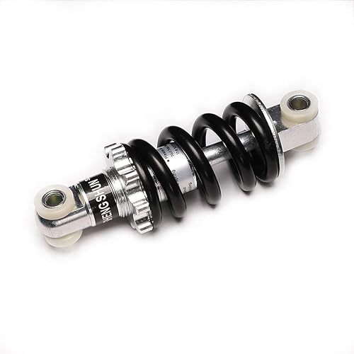 Miniatura 3 de YC Yier Amortiguador de suspensión trasero de 4.9 pulgadas y 4.921 in, 750 libras para scooter de gasolina, bicicleta eléctrica, motocross, 47 cc,