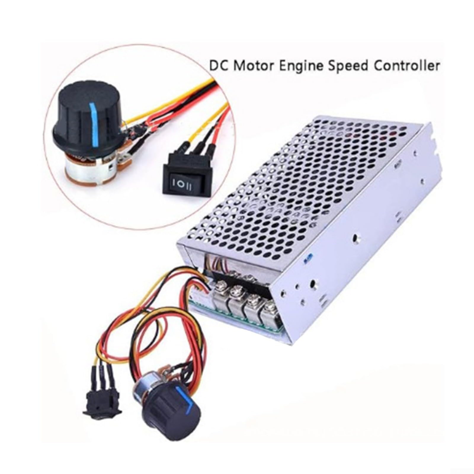 Para regulador de ciclo de trabajo Pwm, controlador de motor CC 10 V-50 V 100 A para regulador Pwm para motores cepillados industriales y automóviles