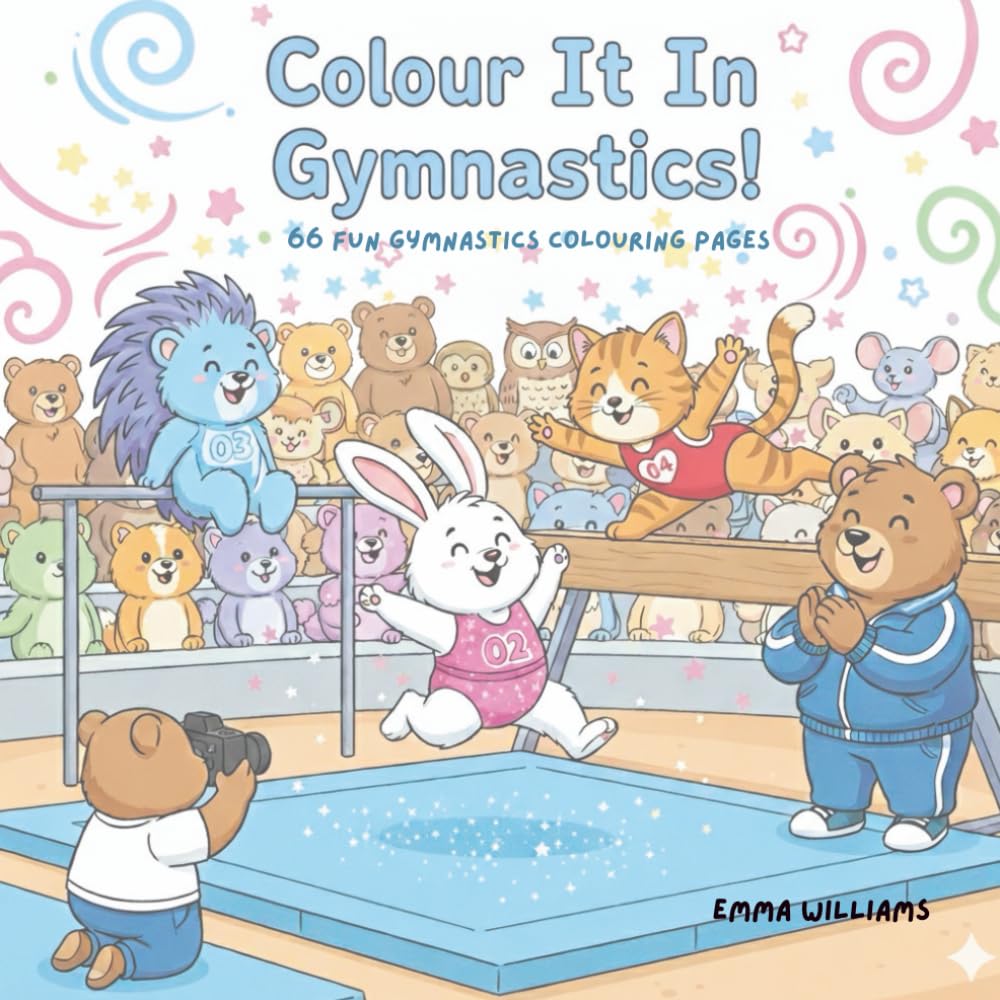 Colour It In: Gymnastics: Fun Gymnastic theme colouring book