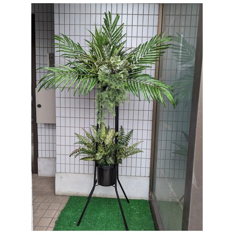 光触媒　人工観葉植物　フェイクグリーン　カサブランカスタンドフラワー 光触媒 人工観葉植物 造花 ユーカリ1.6 (高さ160cm) - 店舗用品