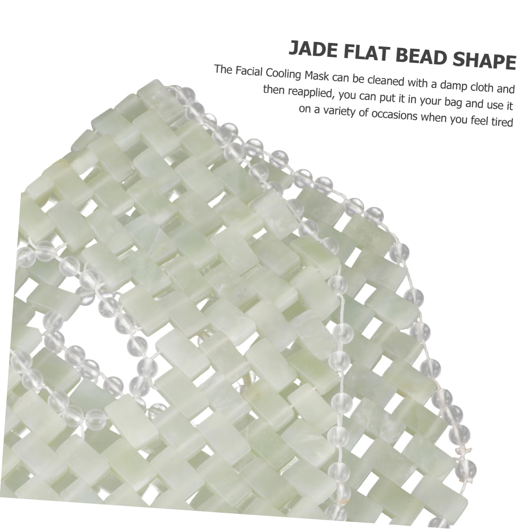 Mascarilla de Belleza de Jade Ajuste Personalizado, Mascarilla Facial para Cuidado Piel, Relajante y Cómoda para Aplicación de Maquillaje en Casa