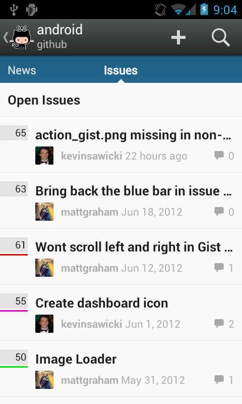GitHub-App im Amazon Appstore