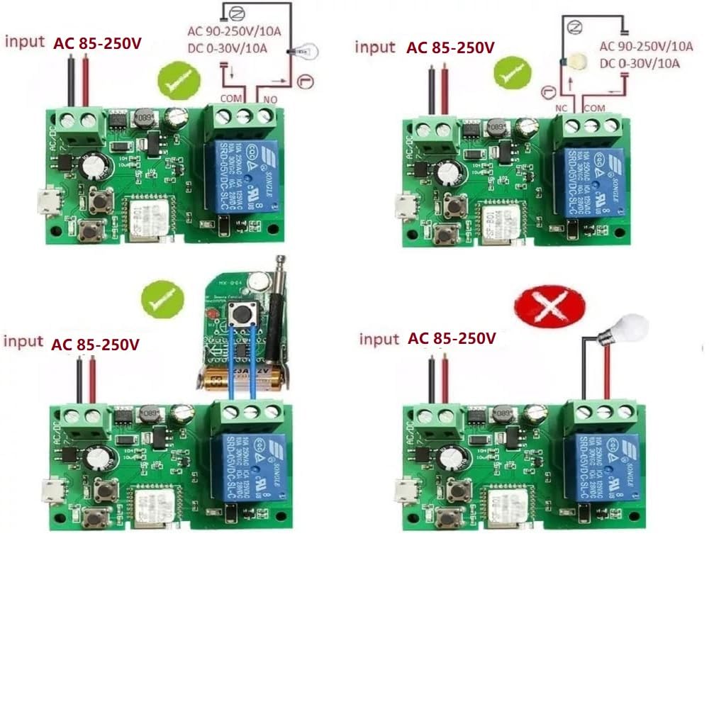 Zaktualizowany bezprzewodowy inteligentny przełącznik WiFi moduł przekaźnika samoblokującego, ustaw czas wskazywania od 0,5 sekundy do 1 godziny, można zastosować do kontroli dostępu, DIY WiFi