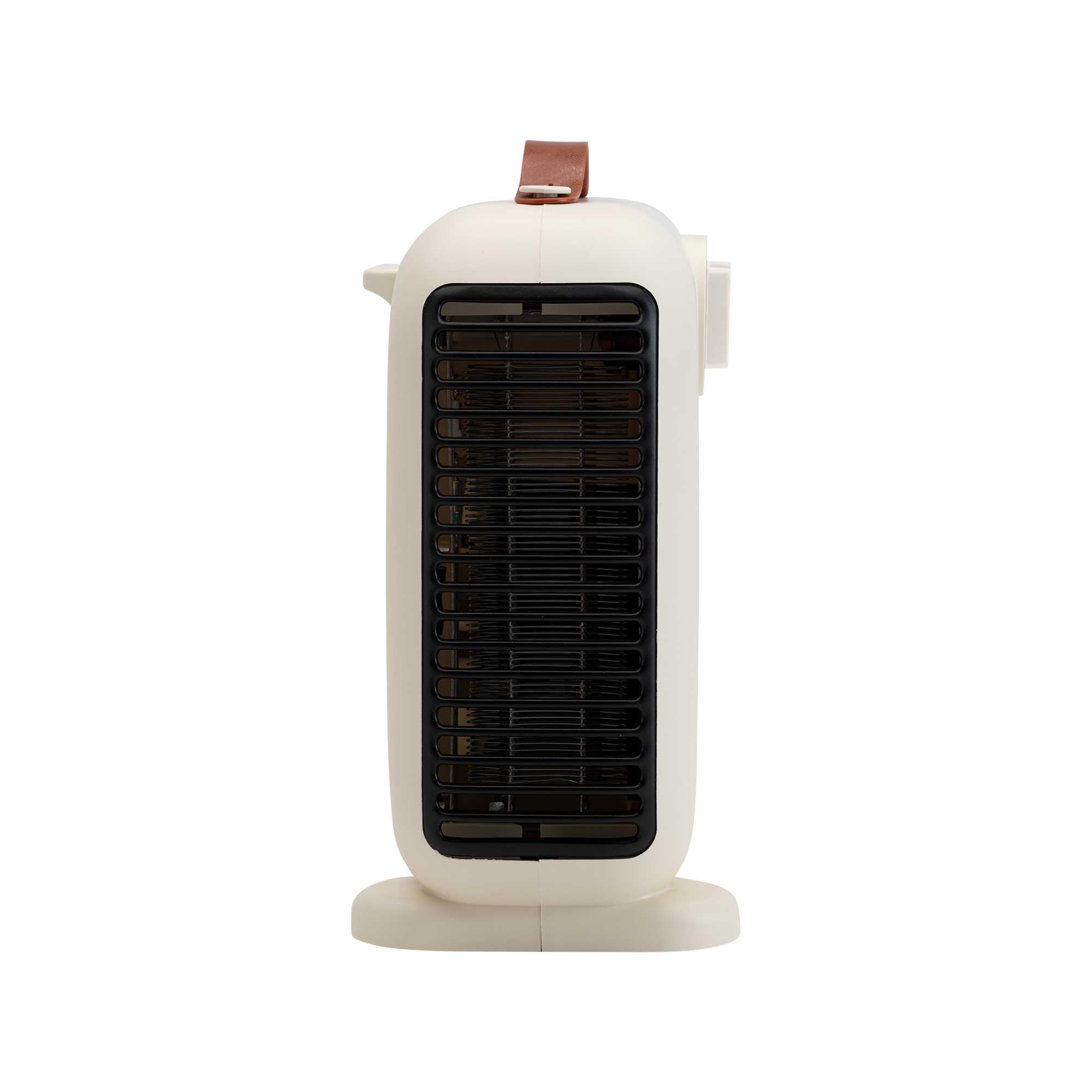 JATA JCTV1206 - Calefactor Bajo Consumo. Termoventilador Baño 2000 W. 2 Potencias. Ventilador. 2 Posiciones: Horizontal y Vertical. Antivuelco. Asa de Transporte. Compacto: 24 x 12,5 x 24 cm