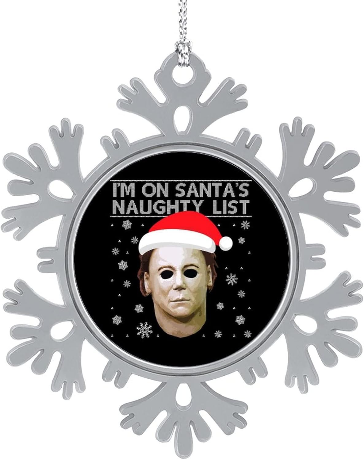 Michael Myers Christmas Ornaments Snowflake Shape Christmas