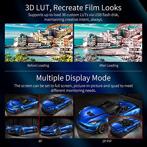 Seetec Atem156S 15.6 Inch Multi Camera Broadcast Production Monitor With Waveform Lut Hdr 4X3G Sdi Inputs And Outputs Hdmi Rs485 Full Hd 1920X1080 #TOP1