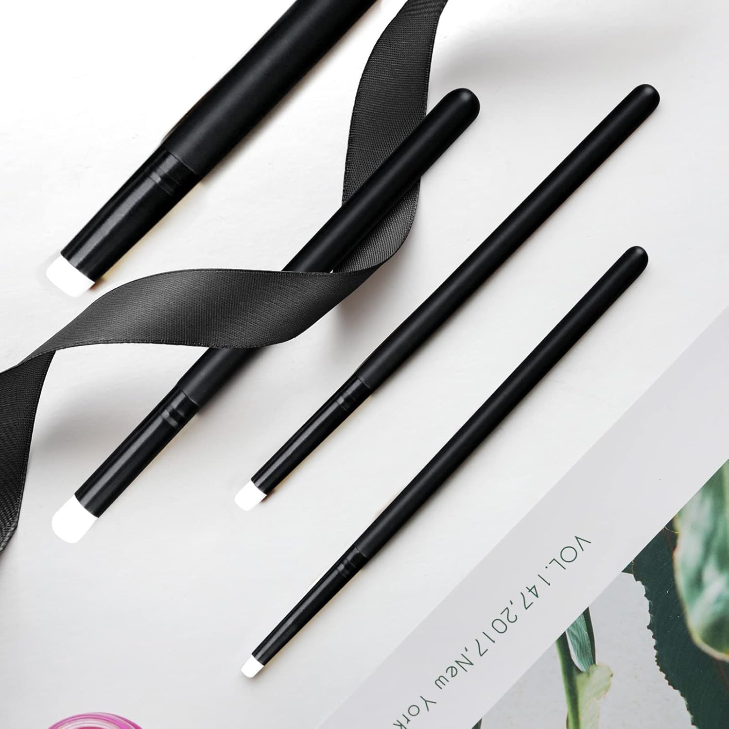 UNIMEIX Mini Blending Brushes for Card Making, Ink Blending Brushes Background Blender Paintbrush Small Detailed Paint Brushes (4 Pack)