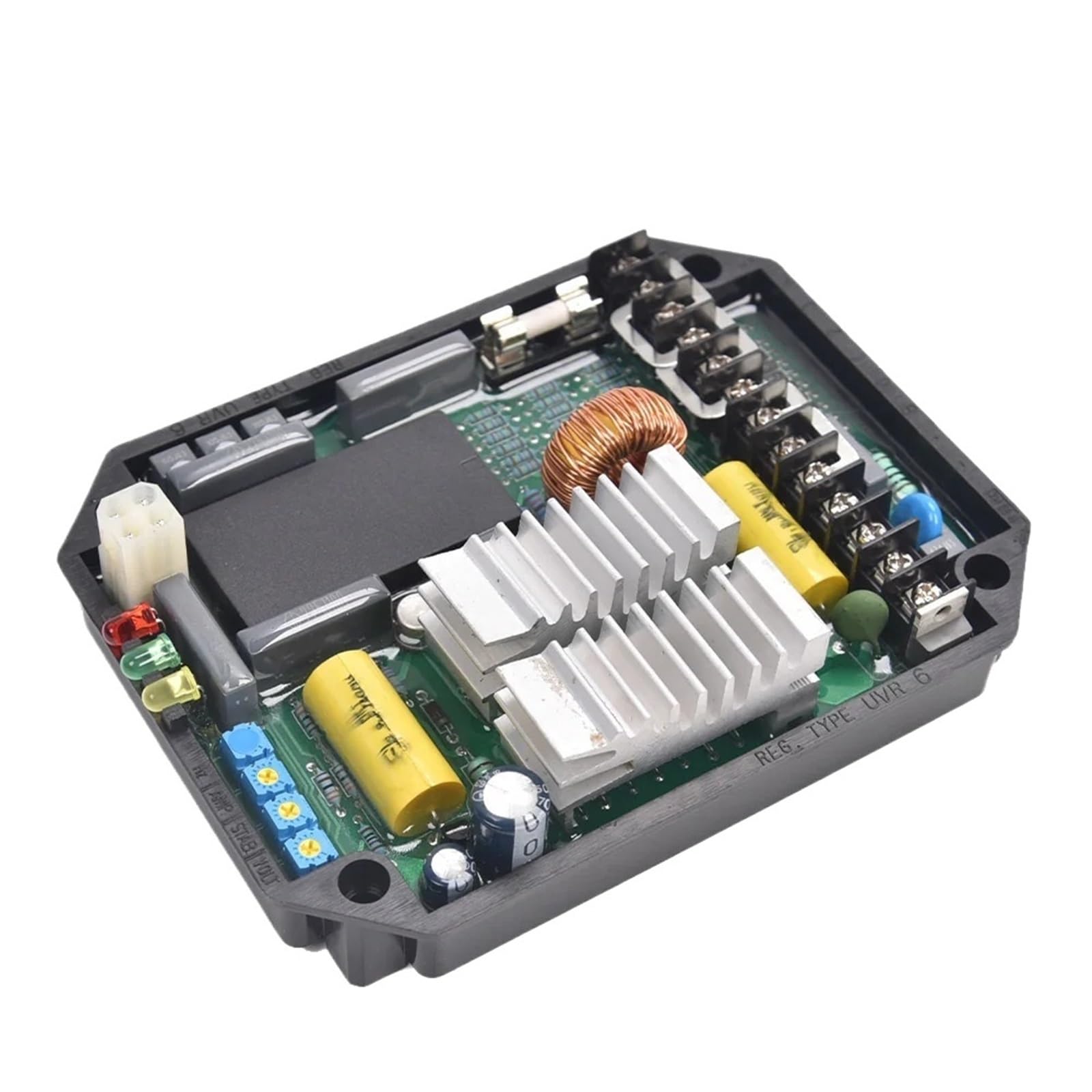 RCGKNNMUZ 1pcs UVR6 Stabilizer Board Diesel Brushless 500KW Generator Set Excitation Automatic Voltage Regulator Regulating Plate AVR