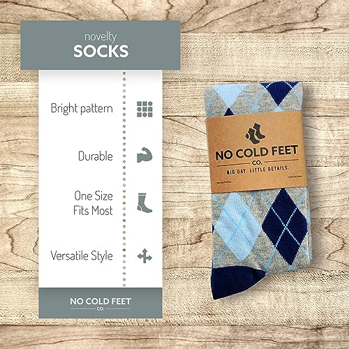 Men’s Dress Socks, Fun Colorful Patterned, Mid-Calf, Cotton Blend, 4-Pack3