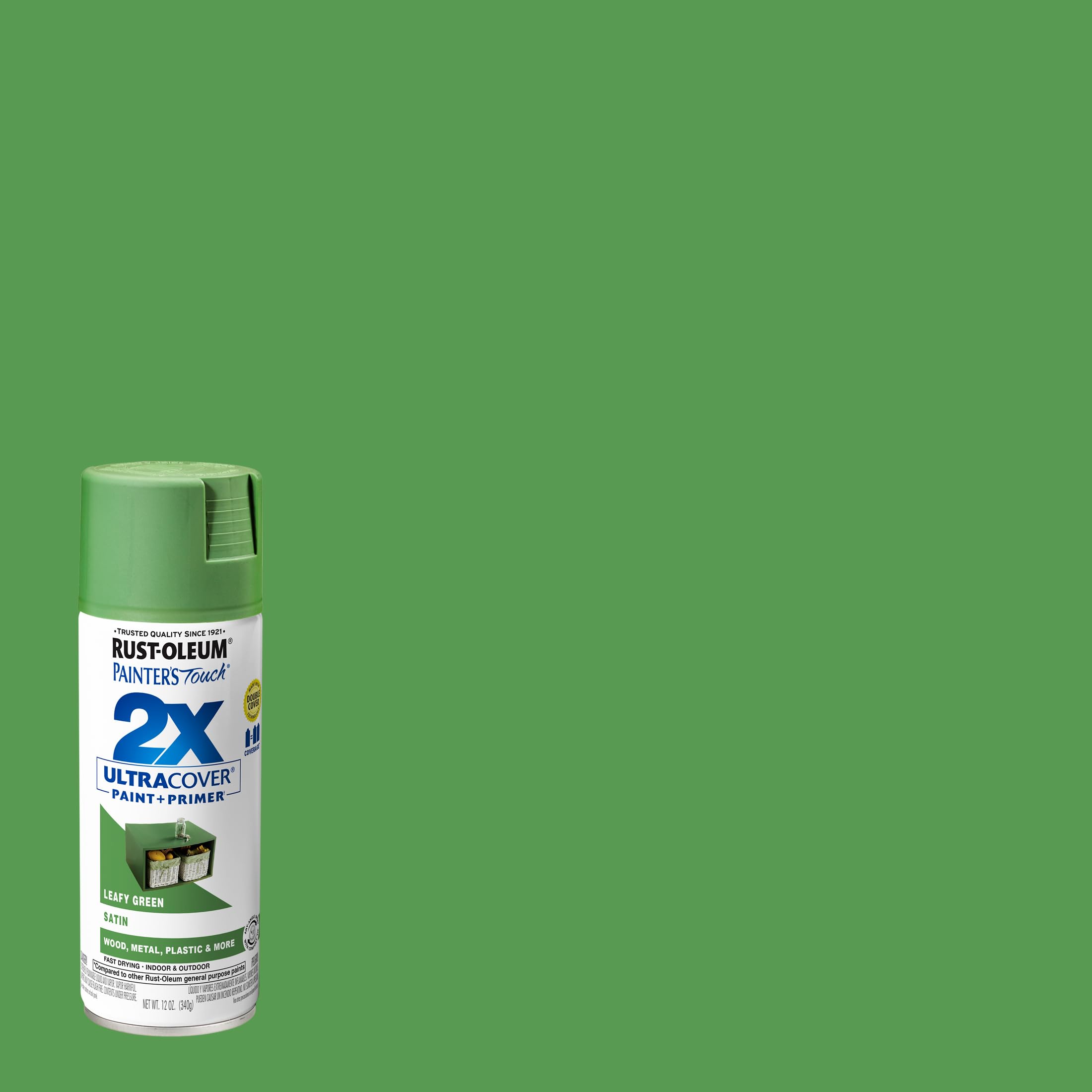 green leaves Rust-Oleum 249072 Painter's Touch 2X Ultra Cover Spray Paint