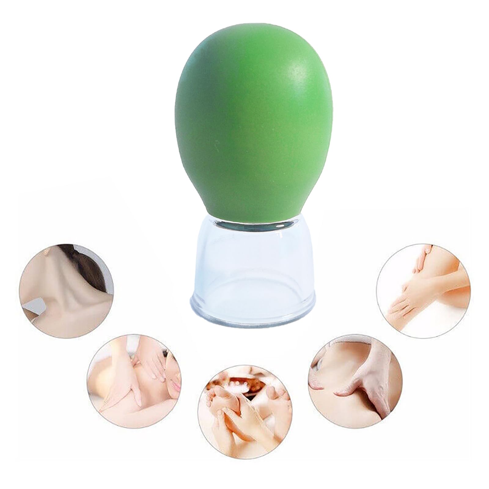 Jesakmie 2 Pair Green Nipple Corector for Flat and Inverted Nipples, Inverted Nipple Puller Vacuum Suction Cupping Device Nipple Sucker, Breastfeeding or Women
