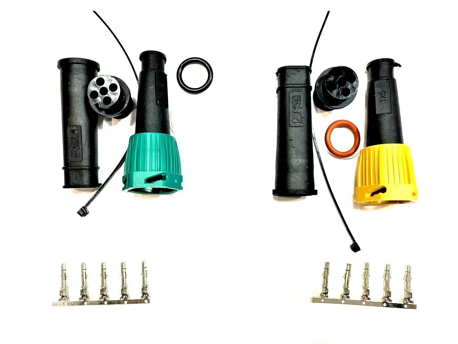 2 Pilotos Traseros para Remolques, 12 V, con Bombillas 12 V incluidas, Conector de Bayoneta, Set de Conexión