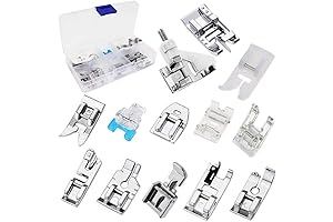 Premium Presser Foot Set for Enhanced Sewing Machine Functionality