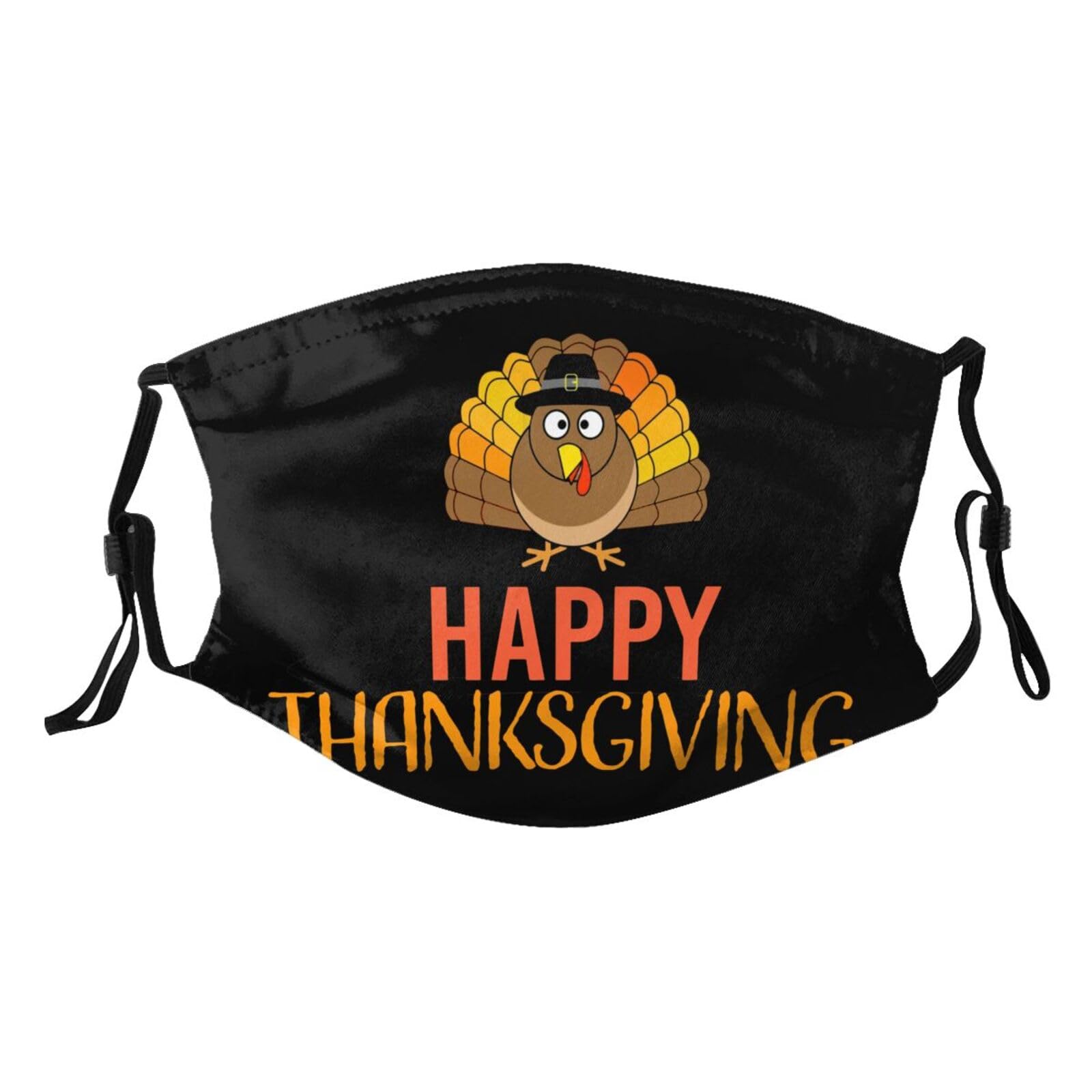 Happy Funny Turkey Thanksgiving Day Adult Dust Mask Adjustable Dust Face with 2 Filter27