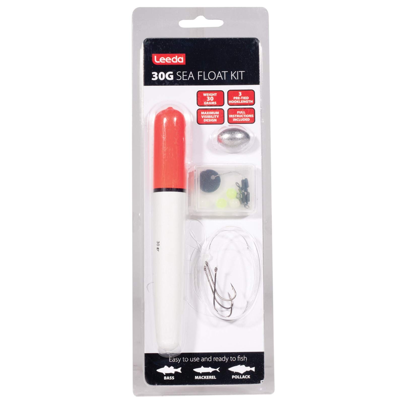 Leeda Sea Float Kit-30g 5pk,