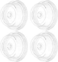 KALLORY 4 Peças De Bomba De Mama De Silicone Copo Coletor De Leite Peças De Bomba De Mama Tigelas De Bomba De Amamentação Mãos Livres Suprimentos De Bomba De Silicone